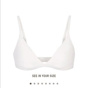 SKIMS Cotton Triangle bralette